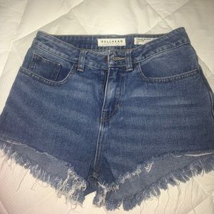 High waisted denim shorts pacsun(worn twice)